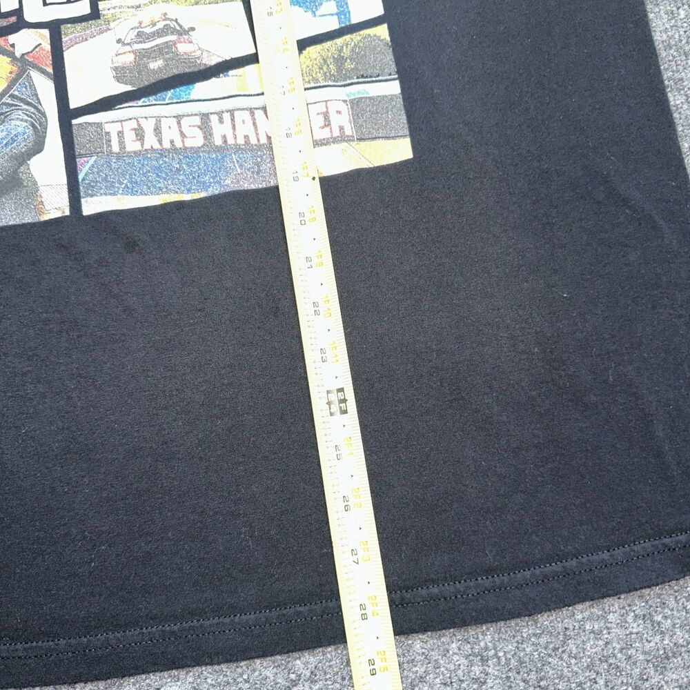 Custom Houston Texas Hammer GTA Graphic Tee I-610 Size XL Black Rockstar Parody - Picture 7 of 8
